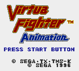 Virtua Fighter Animation (USA) Title Screen